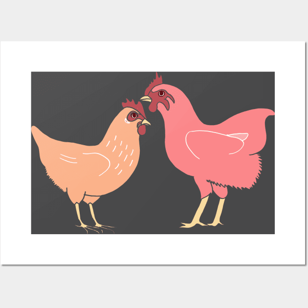 Chook conspiracy Wall Art by JetAylor